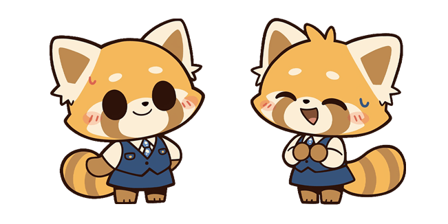 Sanrio Aggretsuko Cute & Happy Face Cursor