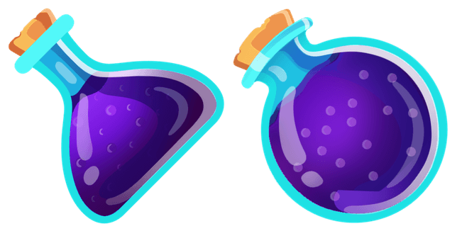 Purple Potion Flasks Cursor