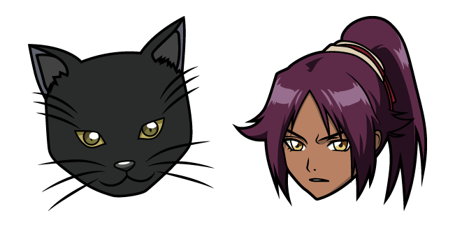 Bleach Yoruichi Shihoin & Cat Cursor