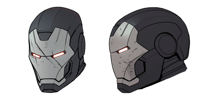 Marvel War Machine Helmet Cursor