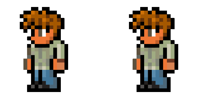 Terraria Guide Pixel Animated Cursor