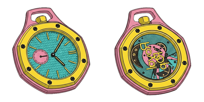 Swatch x Audemars Piguet Royal Pop OTG ROZ Cursor
