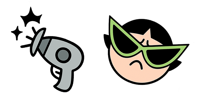 The Powerpuff Girls Buttercup & Blaster Cursor