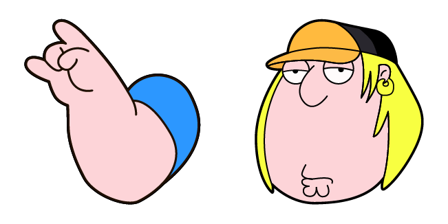 Family Guy Chris Griffin & Rock On Hand Cursor