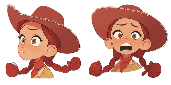 Cartoon Cowboy Girl Cursor