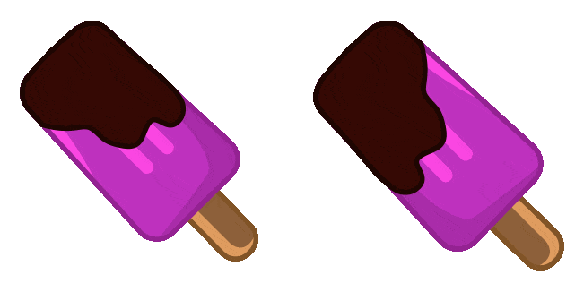 Pink Ice Pop Animated Cursor
