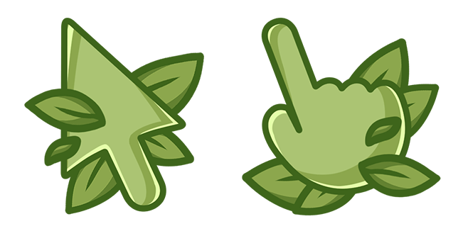 Green Leafy Cursor