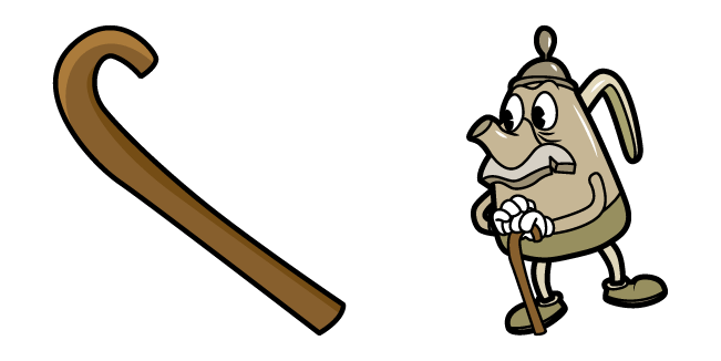 Cuphead Elder Kettle & Stick Cursor