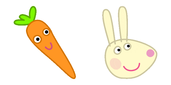 Peppa Pig Rebecca Rabbit Animated Cursor
