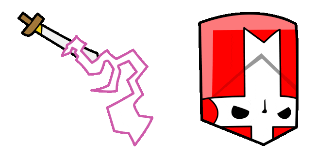Castle Crashers Red Knight & Sword Animated Cursor