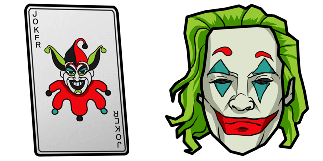 DC Joker & Card Cursor