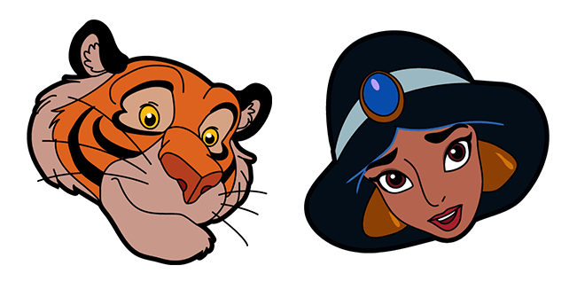 Aladdin Jasmine & Rajah Cursor