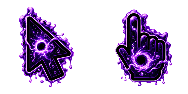Purple Space Slime Animated Cursor