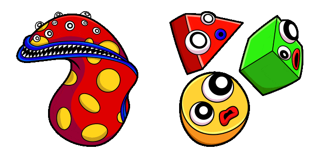 The Amazing Digital Circus Gloinks & Gloink Queen Animated Cursor
