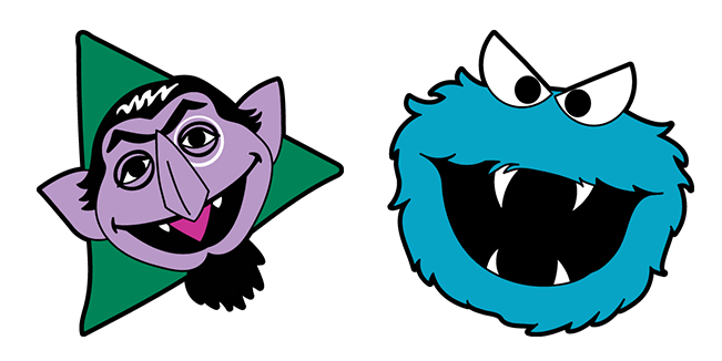Count von Count & Cookie Monster Cursor