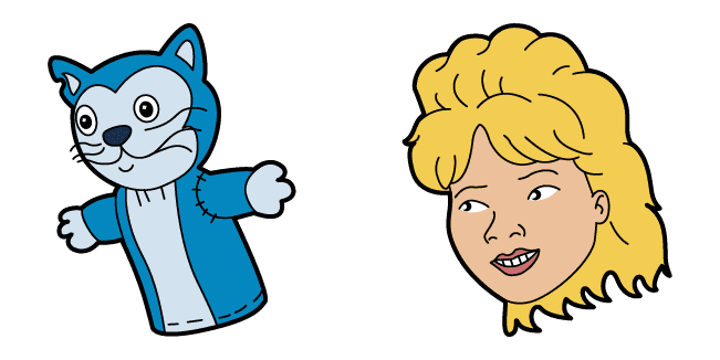 King of the Hill Luanne Platter & Puppet Cursor