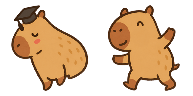Adorable Kawaii Capybara Cursor