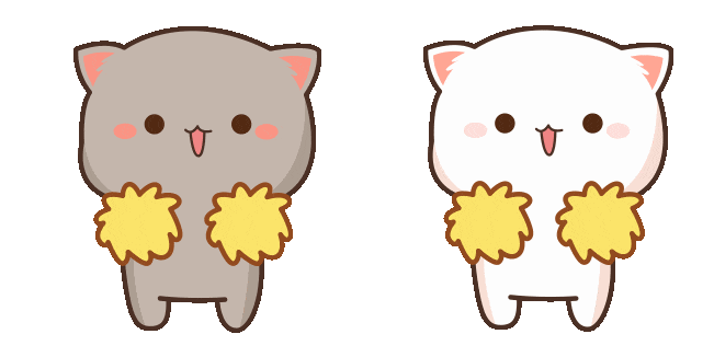 Goma & Mochi Peach Cheerleaders Cursor