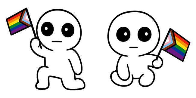 TBH Creature Progress Pride Flag Cursor