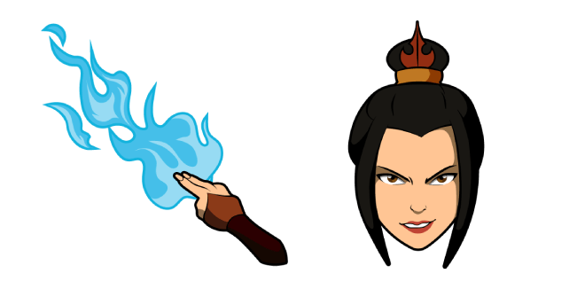 Avatar The Last Airbender Azula & Blue Flames Cursor