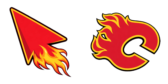Calgary Flames Arrow Cursor