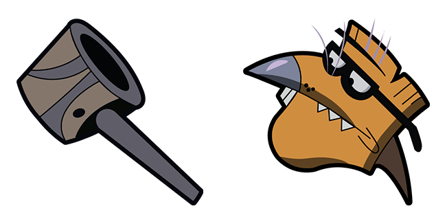 The Angry Beavers Leonard Beaver & Pipe Cursor