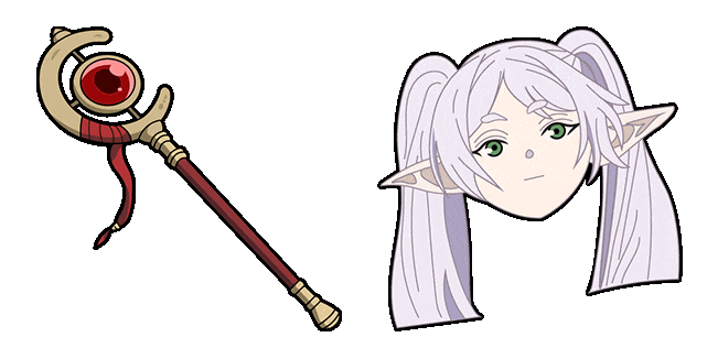 Frieren & Staff Animated Cursor