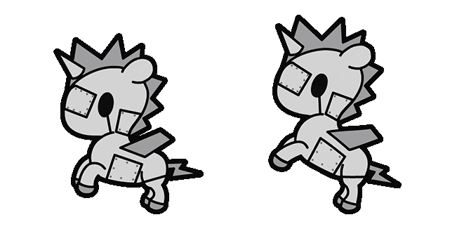 Tokidoki Unicorno Metallo Animated Cursor