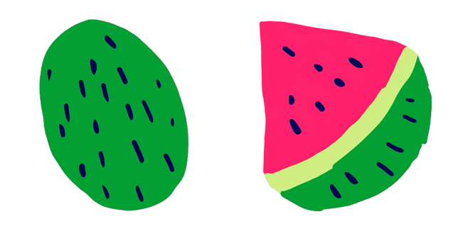Watermelon Summer Fruit Cursor