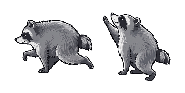Jimothy the Raccoon Animated Cursor