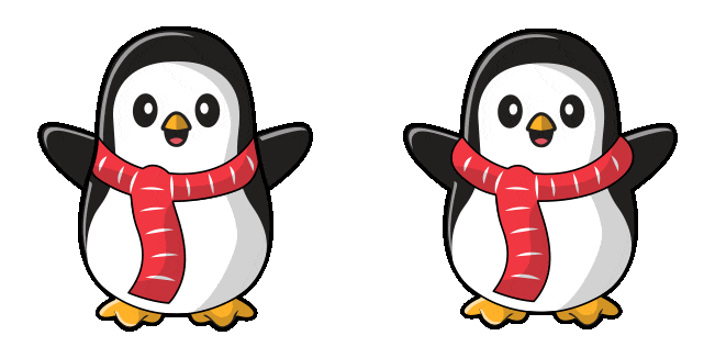 Penguins Twins Animated Cursor
