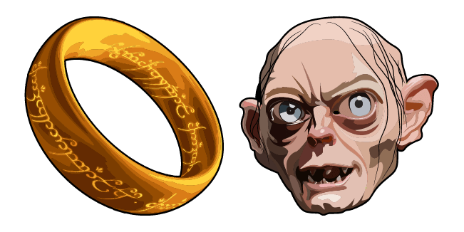 LOTR Gollum & One Ring Cursor