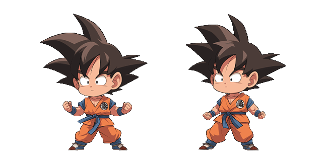 Chibi Goku Dragon Ball Animated Cursor