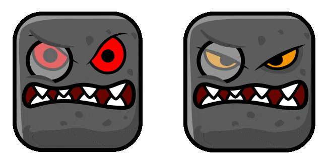 Red Ball 4 Monocle Boss Animated Cursor