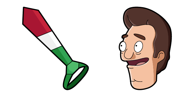 Bob's Burgers Jimmy Pesto & Tie Cursor