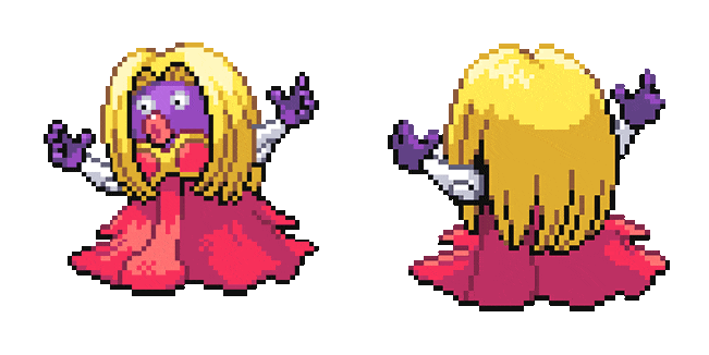 Pokemon Jynx Pixel Animated Cursor
