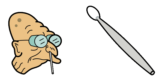 Futurama Professor Farnsworth Animated Cursor