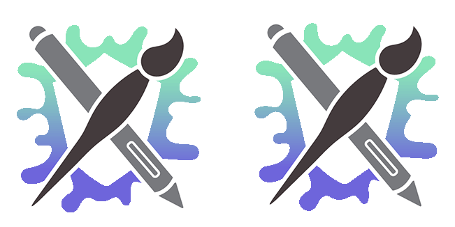 Art Fight Logo Paint Brush & Stylus Animated Cursor