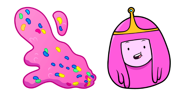 Adventure Time Princess Bubblegum & Jelly Beans Power Cursor