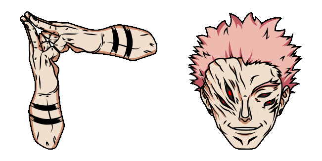 Jujutsu Kaisen Sukuna & Malevolent Shrine Animated Cursor