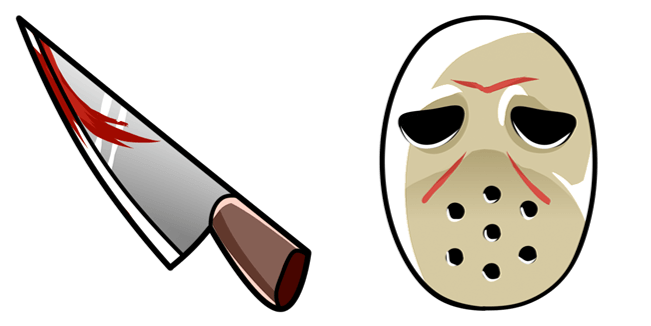 Friday the 13th Jason Voorhees & Knife Cursor