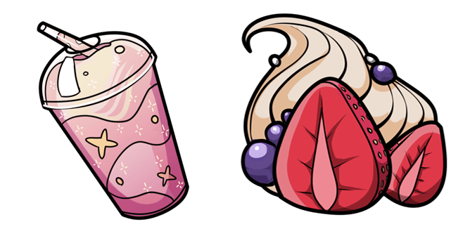 Smoothie & Cream Strawberry Cursor