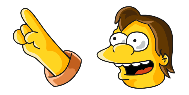 The Simpsons Nelson Ha Ha Cursor