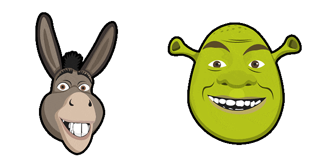 Shrek & Donkey Animated Cursor