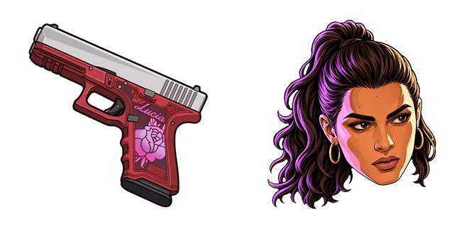 GTA 6 Lucia Caminos & Pistol Cursor