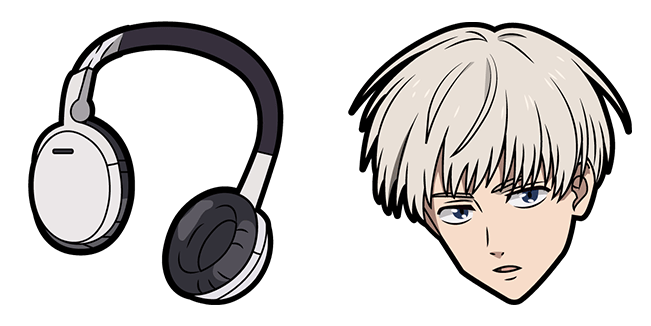 Wind Breaker Ren Kaji & Headphones Cursor