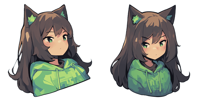 Minecraft Girl Cute Cursor