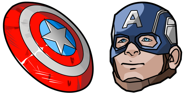 Captain America & Shield Cursor