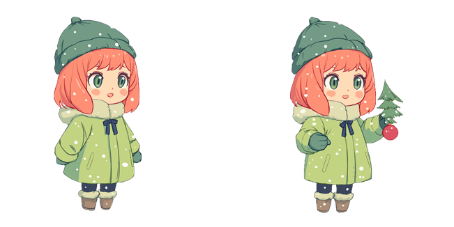 Spy x Family Christmas Anya Forger Cursor