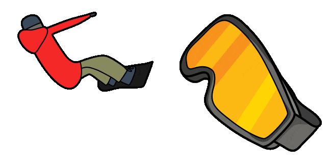 Snowboarding Animated Cursor